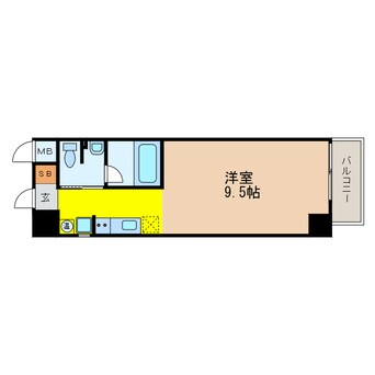 間取図 カーサリック同心