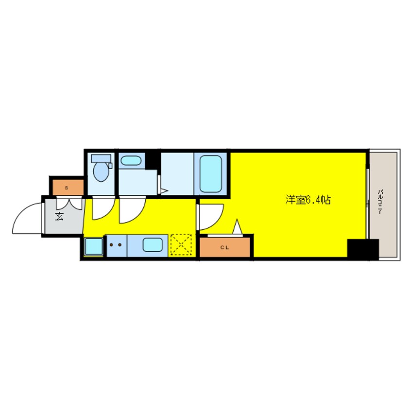 間取図 ララプレイス大阪福島アビリテ