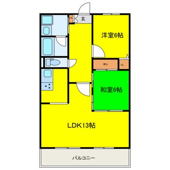 間取図 シティーコート塚本