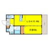 ディームス福島 1LDKの間取り
