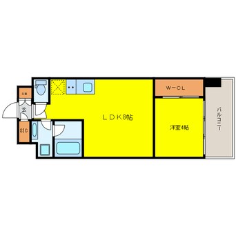 間取図 ブエナビスタ梅田ノース