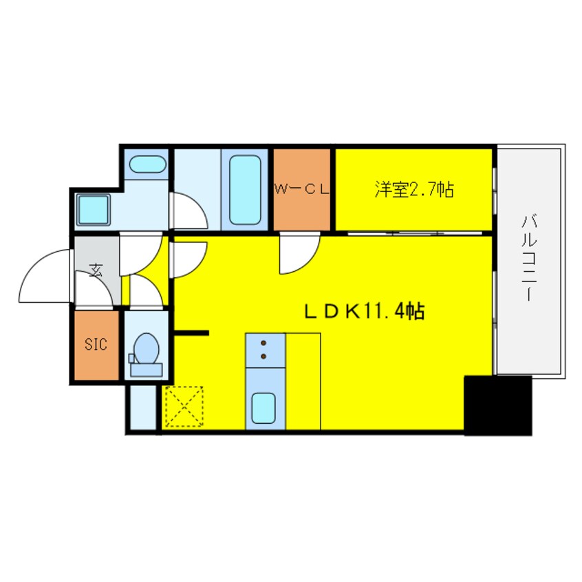 間取図 アプリーレ中之島