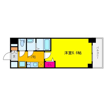 間取図 プレサンス福島ミッドエル