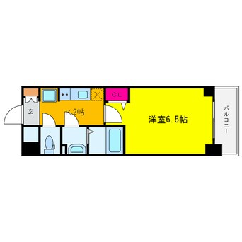 間取図 プレサンス福島ミッドエル