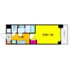 プレサンス福島ミッドエル 1Kの間取り
