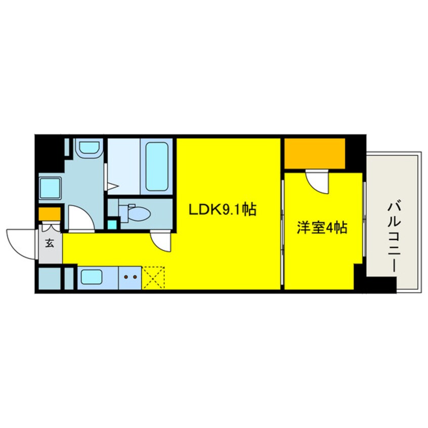 間取図 エル・セレーノ天満橋