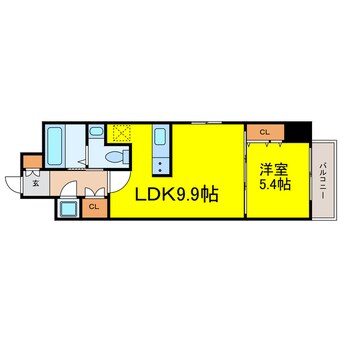 間取図 アーデン京町堀イースト