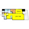 セレニテフラン野田阪神駅前 1LDKの間取り