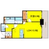 グランドメゾン新梅田タワーTHE CLUB RESIDENCE 1LDKの間取り
