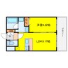 プレジオ海老江 1LDKの間取り