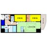 アーバネックス西本町 2LDKの間取り