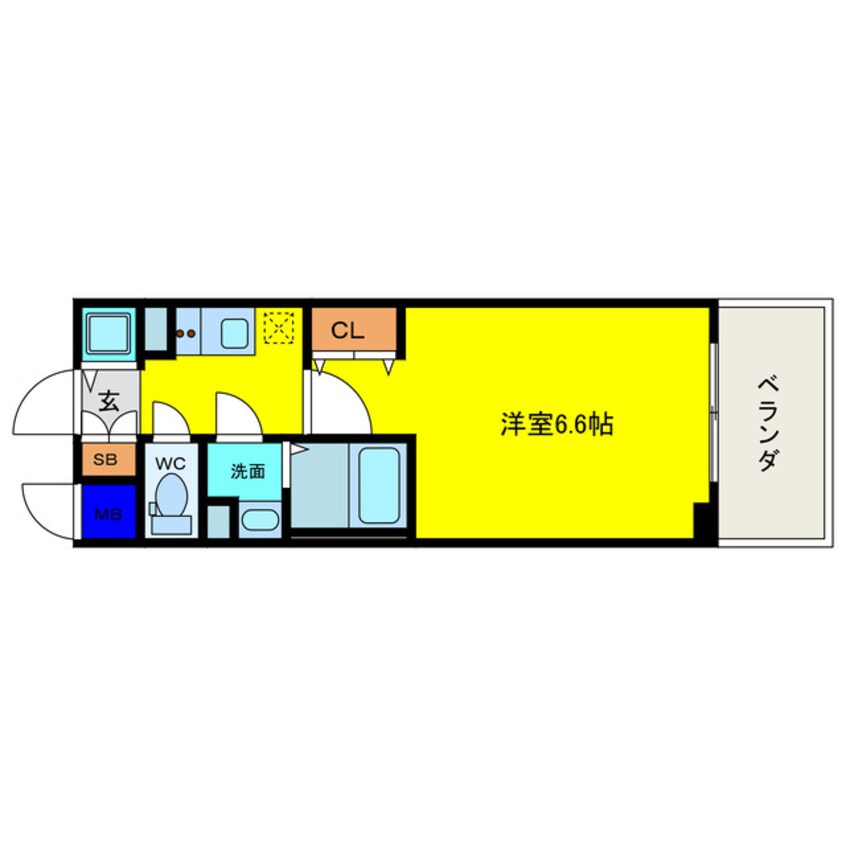 間取図 エスリードレジデンス大阪本町