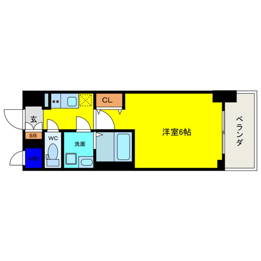 間取図 エスリードレジデンス大阪本町