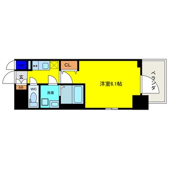 間取図 エスリードレジデンス大阪本町