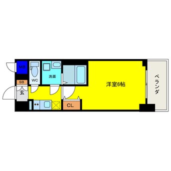 間取図 エスリードレジデンス大阪本町