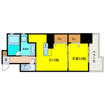 間取図 ラグレース天六