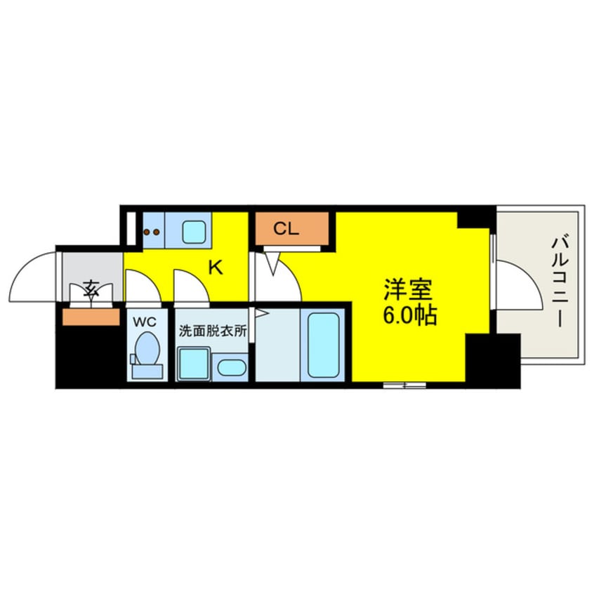 間取図 エスリードレジデンス大阪ウエストコート
