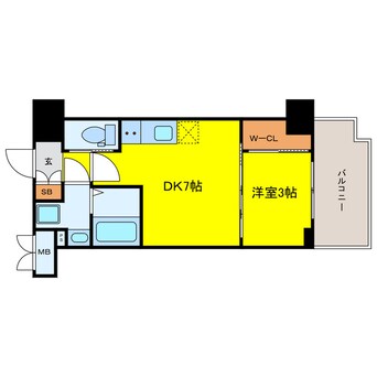 間取図 セレニテ福島アリア