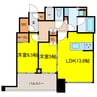 梅田ガーデンレジデンス 2LDKの間取り