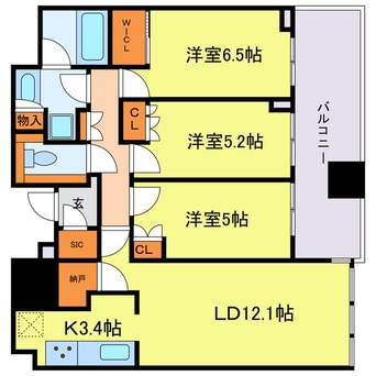間取図 梅田ガーデンレジデンス