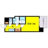 BROAD新うめきたRESIDENCE 1Kの間取り