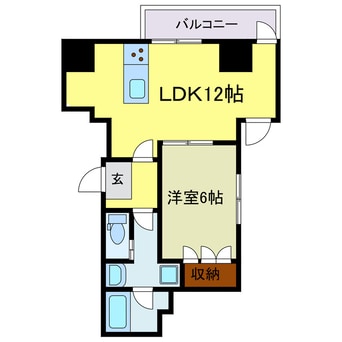 間取図 プレディアコート本町