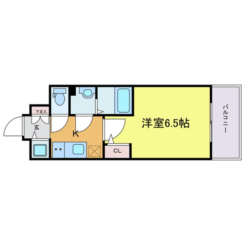 間取図 エスリード大阪プライムゲート