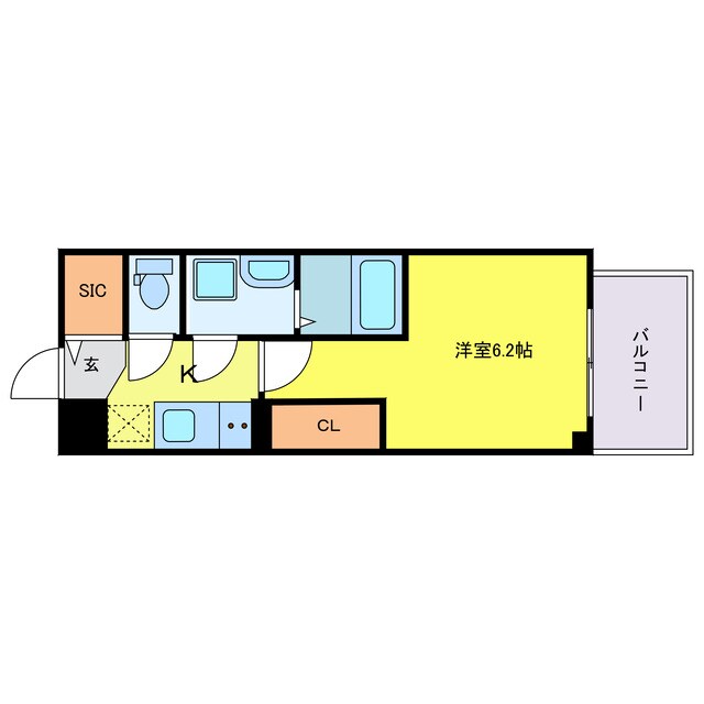 間取り図 ワールドアイ梅田WEST
