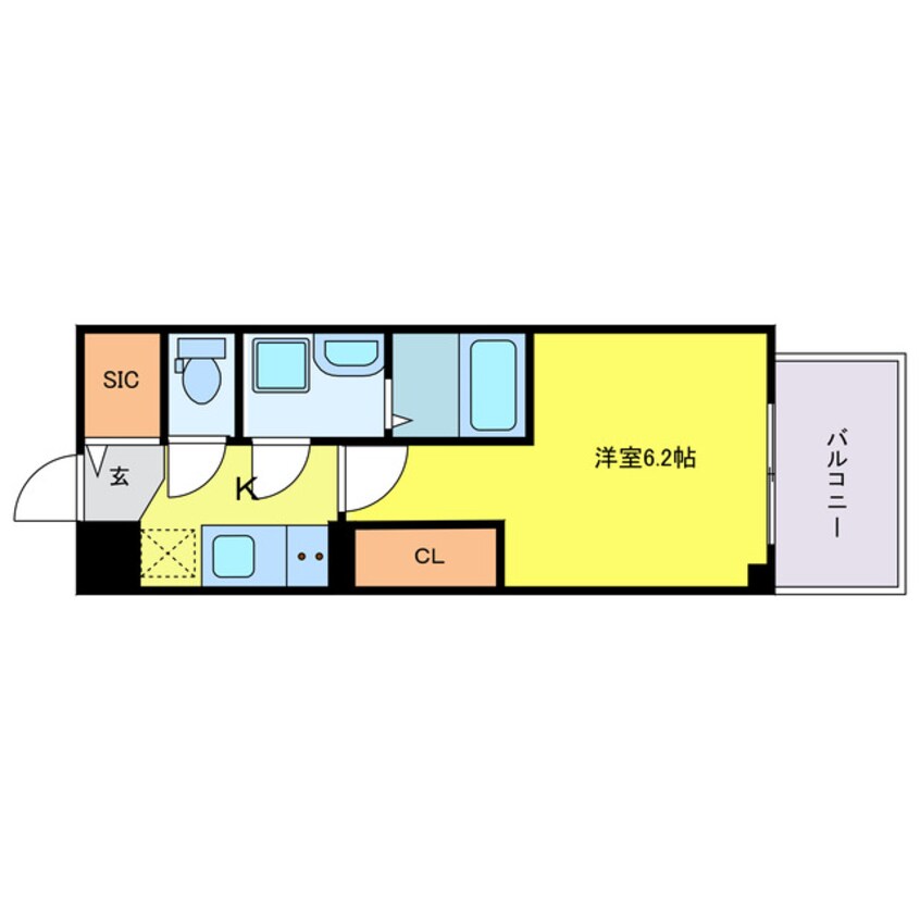 間取図 ワールドアイ梅田WEST