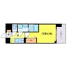 ワールドアイ梅田WEST 1Kの間取り