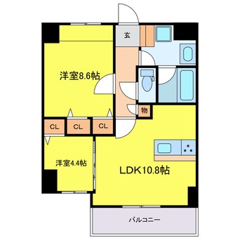 間取図 ガーデンレジデンス田川