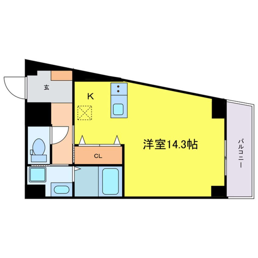 間取図 グランデュオＭ海老江