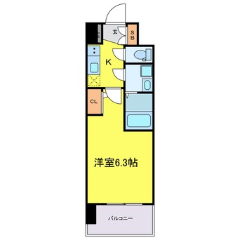間取図 エスリードレジデンス大阪福島イースト