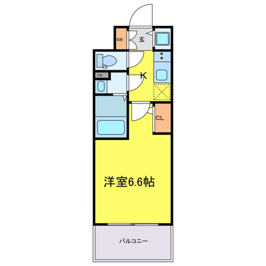 間取図 エスリードレジデンス大阪福島イースト