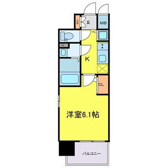 間取図 エスリードレジデンス大阪福島イースト