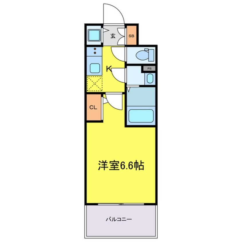 間取図 エスリードレジデンス大阪福島イースト