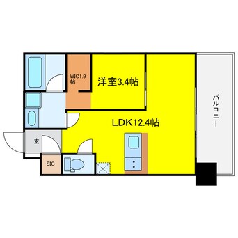 間取図 ベネチア天満橋