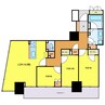 プレミストタワー靭本町 3LDKの間取り