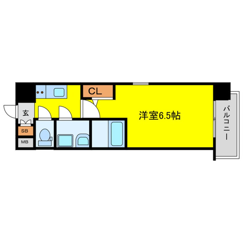 間取図 エスリードレジデンス大阪福島シティウエスト