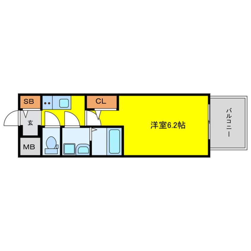 間取図 エスリードレジデンス大阪福島シティウエスト