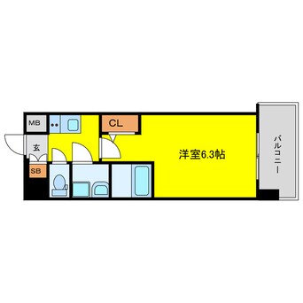 間取図 エスリードレジデンス大阪福島シティウエスト