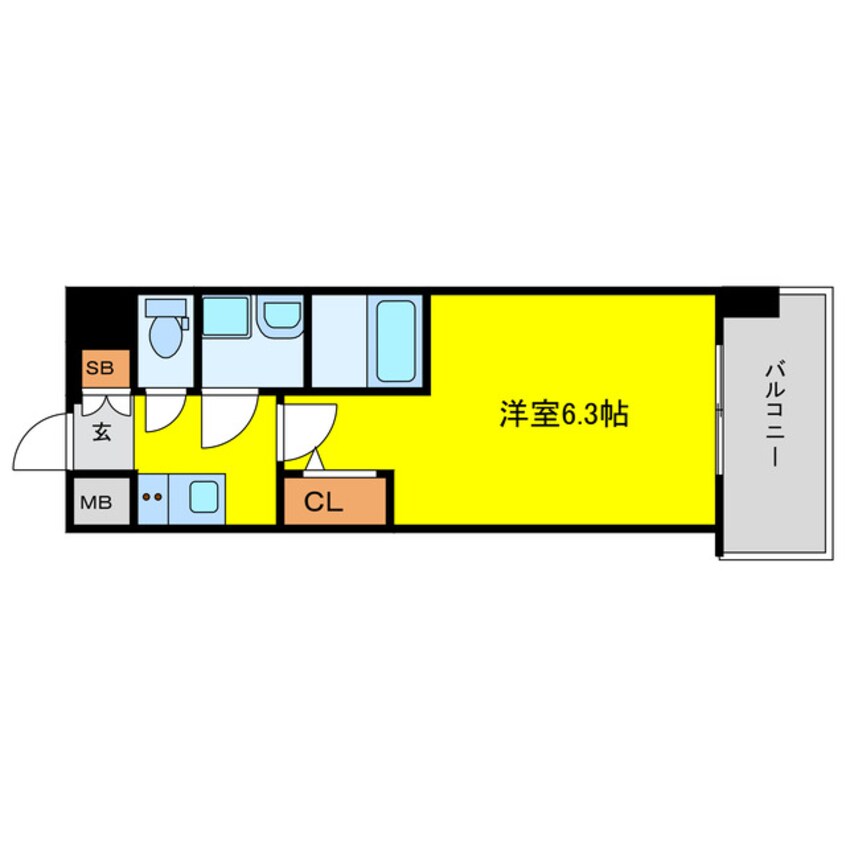 間取図 エスリードレジデンス大阪福島シティウエスト