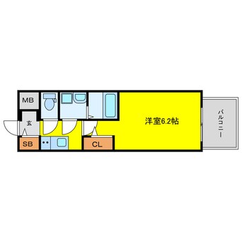 間取図 エスリードレジデンス大阪福島シティウエスト