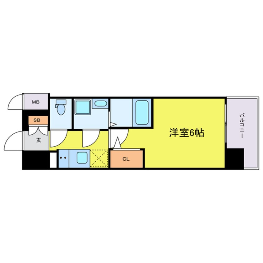 間取図 エスリードレジデンスグラン大阪福島ノース