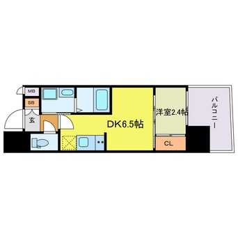 間取図 セレニテ天六リアン