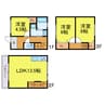 福島４丁目貸家戸建 3LDKの間取り