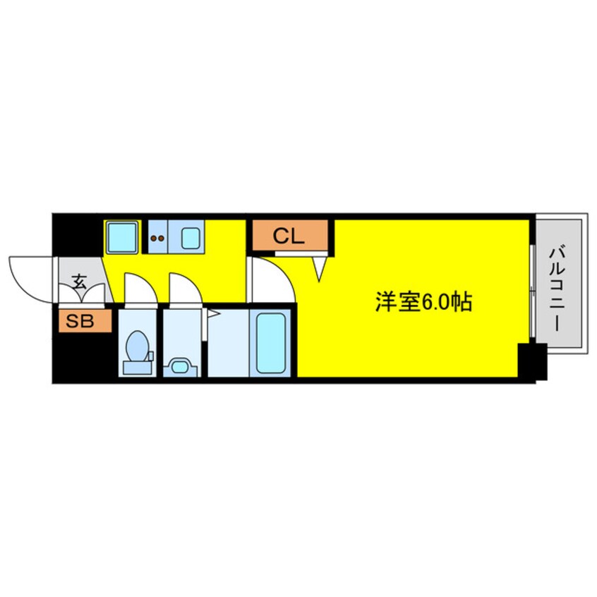 間取図 プレサンス海老江ジャルダン
