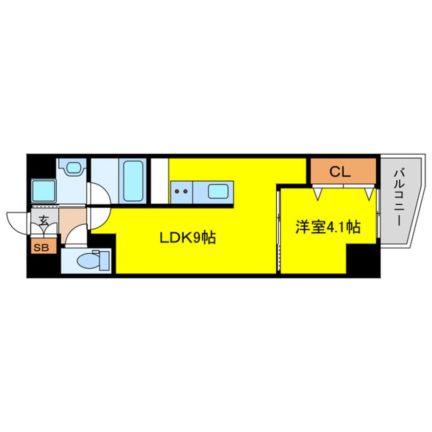 間取図 グランディア大阪ノース