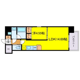 間取図 レオングラン本町橋