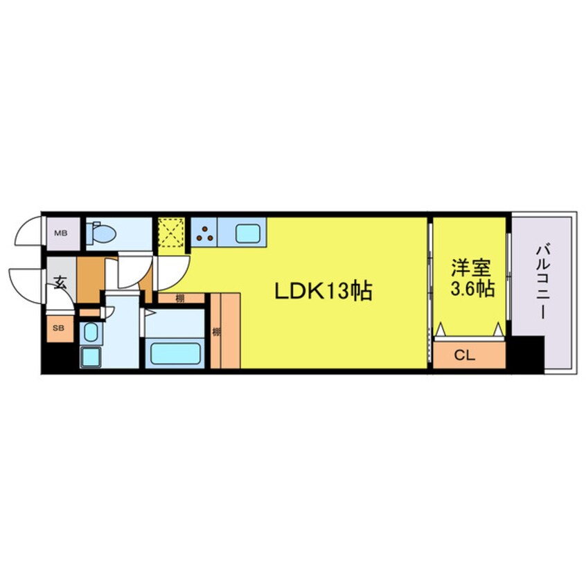 間取図 スプランディッド福島WEST